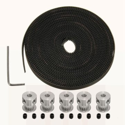 5M GT2 Timing Belt With 16T GT2 Timing Pulleys